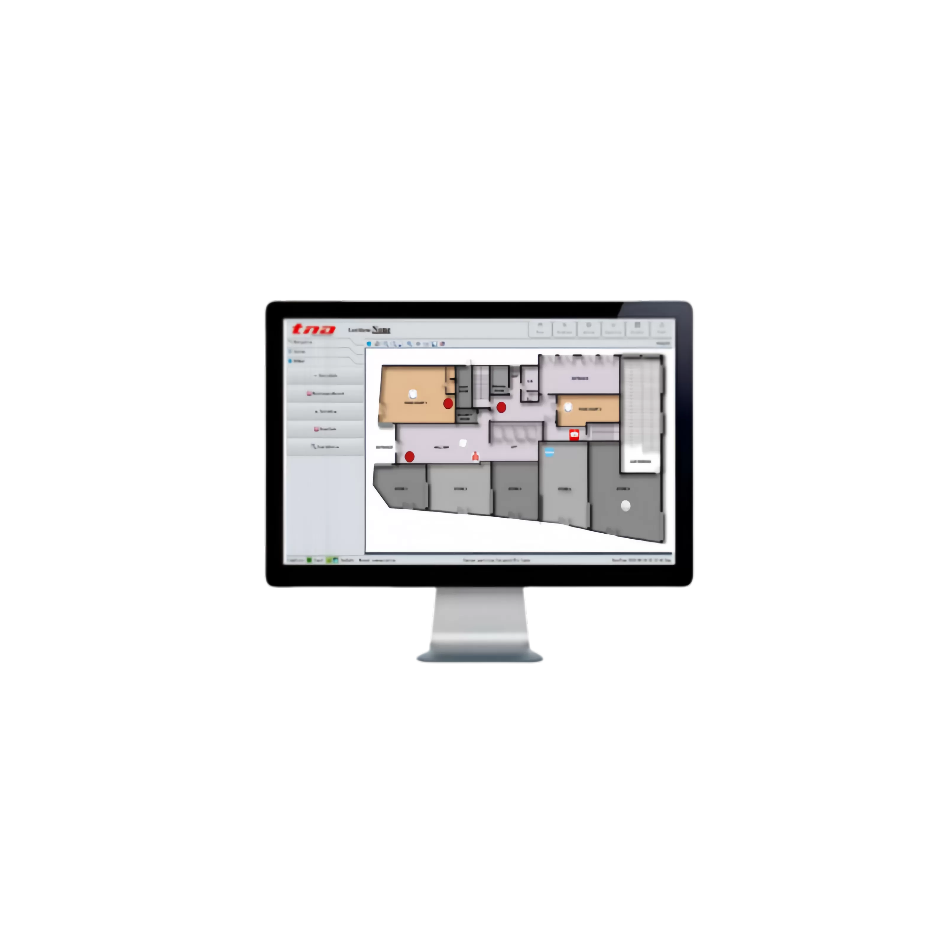 Software del centro del monitor gráfico TX7812