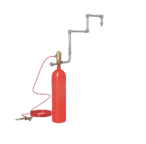 fire detection tube gas fire extinguishing device.png